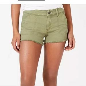 M1858 Women's Cary Frayed Utility Shorts Green Size 4